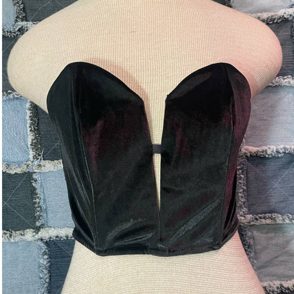 NWT Victoria's Secret Velvet Corset Top